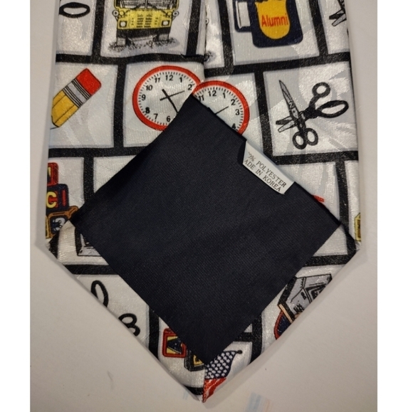 Steven Harris handmade school theme necktie - Picture 2 of 11